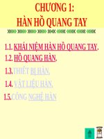 BÀI GIẢNG DẠY SƠ CẤP NGHỀ HÀN CẮT KIM LOẠI