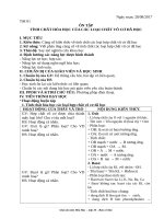 Giáo án môn Hóa học lớp 10  chương trình cơ bản  học kỳ I