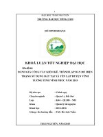 Đánh giá công tác kiểm kê, lập bản đồ hiện trạng sử dụng đất tại xã Yên Lập  huyện Vĩnh Tường  tỉnh Vĩnh Phúc năm 2015. (Khóa luận tốt nghiệp)