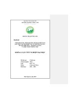 Tình hình mắc bệnh đường hô hấp trên đàn lợn thịt tại trại hợp tác xã Trường Giang  huyện Hiệp Hòa  tỉnh Bắc Giang và biện pháp phòng trị. (Khóa luận tốt nghiệp)