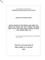 Nhận dạng cử chỉ động của bàn tay người sử dụng kết hợp thông tin hình ảnh và độ sâu ứng dụng trong tương tác người thiết bị