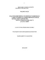 Soạn thảo hệ thống câu hỏi trắc nghiệm khách quan nhiều lựa chọn trong đánh giá kết quả học tập chương  Mắt. Các dụng cụ quang vật lí 11 - THPT