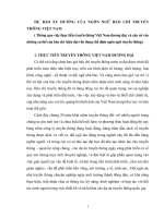 Tieu luan ngon ngu truyen thong tiểu luận cao học