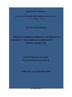 Nhân tố ảnh hưởng tới hiệu lực tác động của kênh lãi suất trong điều hành chính sách tiền tệ tại Việt Nam