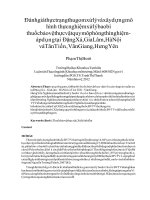 Đánh giá thực trạng thu gom xử lý và xây dựng mô hình thực nghiệm xử lý bao bì thuốc bảo vệ thực vật quy mô phòng thí nghiệm