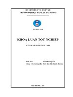 Hoàn thiện tổ chức kế toán hàng tồn kho tại công ty Cổ phần Xây lắp và Thiết bị điện Hải Phòng (Khóa luận tốt nghiệp)