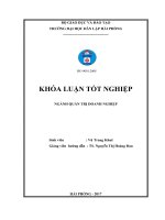 Nâng cao chất lượng nguồn nhân lực tại công ty TNHH thương mại vận tải Hải Đạt (Khóa luận tốt nghiệp)