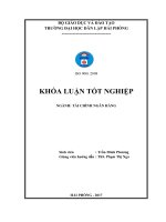 Phân tích tình hình tài chính tại Công ty TNHH Đầu tư Thương mại Hoàng Nam Phát (Khóa luận tốt nghiệp)