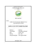 Nghiên cứu xây dựng quy trình sản xuất cốm dinh dưỡng từ bí đỏ. (Khóa luận tốt nghiệp)