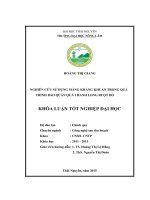 Nghiên cứu sử dụng màng kháng khuẩn trong quá trình bảo quản quả thanh long ruột đỏ. (Khóa luận tốt nghiệp)