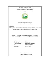 Phân lập và tuyển chọn chủng vi khuẩn có khả năng sinh acid lactic cao từ sữa Người và Động vật. (Khóa luận tốt nghiệp)