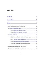 Một số phương pháp hình thành phân bố thời gian - tần số