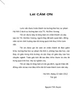 Điểm bất động cho các ánh xạ tương thích yếu trong không gian Metric mờ