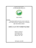 Tình hình nhiễm giun đũa ở lợn tại một số xã của huyện Ba Bể  tỉnh Bắc Kạn và áp dụng biện pháp phòng chống. (Khóa luận tốt nghiệp)