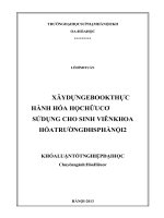 Xây dựng Ebook thực hành hóa học hữu cơ sử dụng cho sinh viên Khoa Hóa học Trường ĐHSP Hà Nội 2