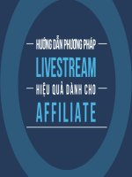 Phương pháp livestream cho affiliate