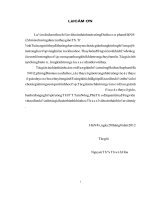 Tích chập suy rộng với hàm trọng đối với phép biến đổi tích phân laplace và ứng dụng