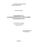 Tính chính quy của nghiệm nhớt liên tục của phương trình đạo hàm riêng cấp 1