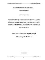 Nghiên cứu quy trình tổng hợp và khảo sát một số đặc trưng của vật liệu phức hợp sắt -polymaltose (IPC) từ muối sắt Fe(NO3)3.9H2O