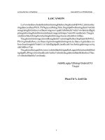 Tính liên tục và tính khả vi của hàm giá trị tối ưu trong quy hoạch toàn phương có tham số