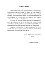 Về phạm vi áp dụng của công thức nội suy newton mốc cách đều