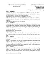 (ĐỀ BỊ LỘ) CHÍNH THỨC KỲ THI CHỌN HỌC SINH GIỎI CẤP HUYỆN NĂM HỌC 2017  2018 MÔN THI: Vật lí 8