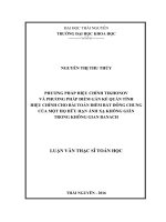 Phương pháp hiệu chỉnh Tikhonov và phương pháp điểm gần kề quán tính hiệu chỉnh cho bài toán điểm bất động chung của một họ hữu hạn ánh xạ không giãn trong không gian Banach (Luận văn thạc sĩ)