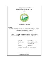 Nghiên cứu một số yếu tố ảnh hưởng tới quá trình trích ly Collagen từ da lợn. (Khóa luận tốt nghiệp)