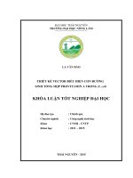 Thiết kế vector biểu hiện con đường sinh tổng hợp provitamin A trong E. coli (Khóa luận tốt nghiệp)