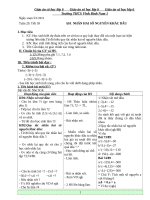 giáo án số học lớp 6 tuần 20 23 