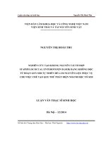 Nghiên cứu tạo kháng nguyên tái tổ hợp STAPHYLOCOCCAL ENTEROTOXIN B ( SEN) dạng không độc từ đoạn GEN SEB tự nhiên làm nguyên liệu phục vụ chế tạo que thử phát hiện nhanh độc tố SEB (Luận văn thạc sĩ)