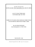 Nghiên cứu ứng dụng công nghệ mạng nơron tế bào vào giải phương trình truyền nhiệt 2 chiều (Luận văn thạc sĩ)