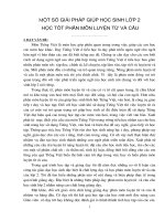 skkn một số GIẢI PHÁP GIÚP học SINH lớp 2 học tốt PHÂN môn LUYỆN từ và câu 