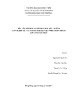 TÀI NGUYÊN KHÍ HẬU VIỆT NAM, NHỮNG THUẬN LỢI VÀ THÁCH THỨC