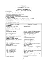 trọn bộ giáo án tiếng anh lớp 4 kỳ 2 theo chương trinh 4Ttuần năm 2018