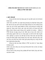 CÔNG tác đào tạo và PHÁT TRIỂN NGUỒN NHÂN lực của NHNo  PTNT VIỆT NAM 