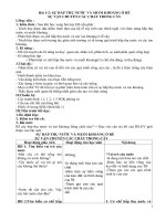 Giáo án học kì 1 sinh học lớp 11