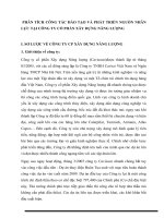 Phân tích công tác đào tạo và phát triển nguồn nhân lực tại công ty cổ phần xây dựng năng lượng 