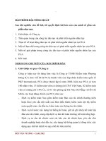 Một số giải pháp trong công tác đào tạo và phát triển nguồn nhân lực của PCA 