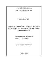 Quyền con người và việc thực thi quyền con người ở đồng bào dân tộc Mông tại các tỉnh Tây Bắc Việt Nam trong giai đoạn hiện nay