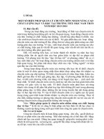 SKKN Biện pháp quản lý chuyên môn nhằm nâng cao chất lượng dạy và học