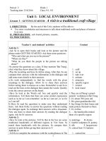 giáo án tiếng anh lớp 9 thí điểm full cả năm mới nhất 