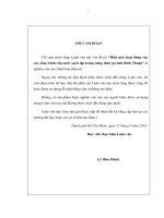 Hiệu quả hoạt động của các công trình cấp nước sạch tập trung nông thôn tại tỉnh bình thuận 