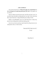 Mối quan hệ giữa rủi ro thanh khoản và rủi ro tín dụng tại các ngân hàng thương mại việt nam 