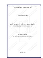 Thiết kế chi tiết chôn sẵn trong bê tông theo tiêu chuẩn việt nam và mỹ (tt) 