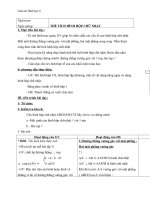 Giáo án Hình học 8 chương 4 bài 3: Thể tích của hình hộp chữ nhật