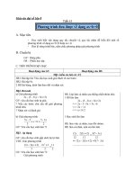 Giáo án Đại số 8 chương 3 bài 3: Phương trình đưa được về dạng ax+b=0