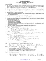 Chuyên đề phương trình bậc nhất một ẩn đại số lớp 8 