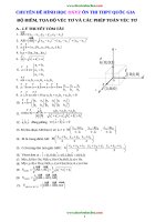 Chuyên đề hình học không gian oxyz luyện thi THPT quốc gia 