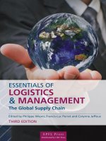 Essentials of logistics and management the global supply chain, third edition